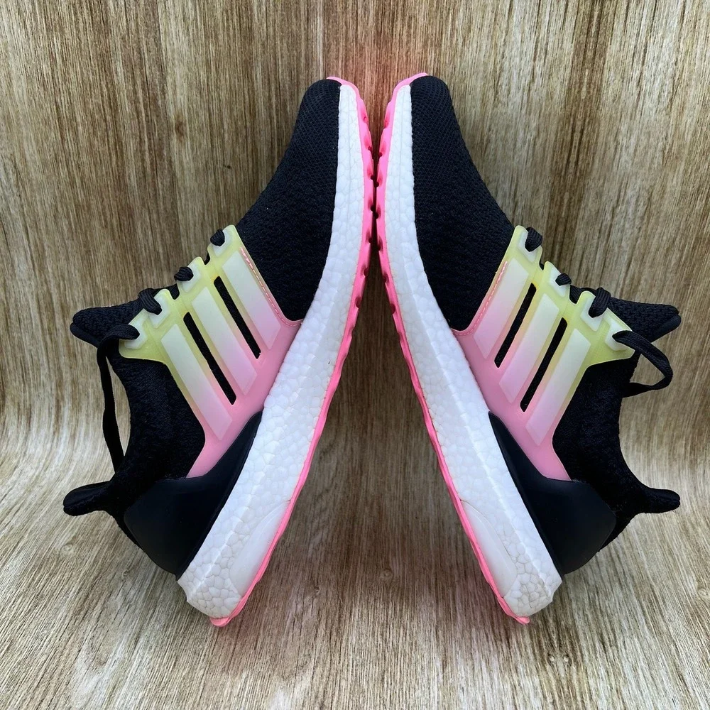 Adidas Ultraboost 5.0 DNA Womens Size 7.5 Shoes Black Beam Pink Running Sneakers